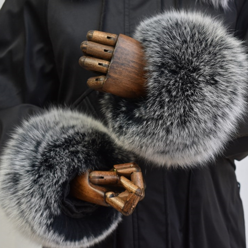 Winter Clothing Pk - Poignets en fourrure de renard pour