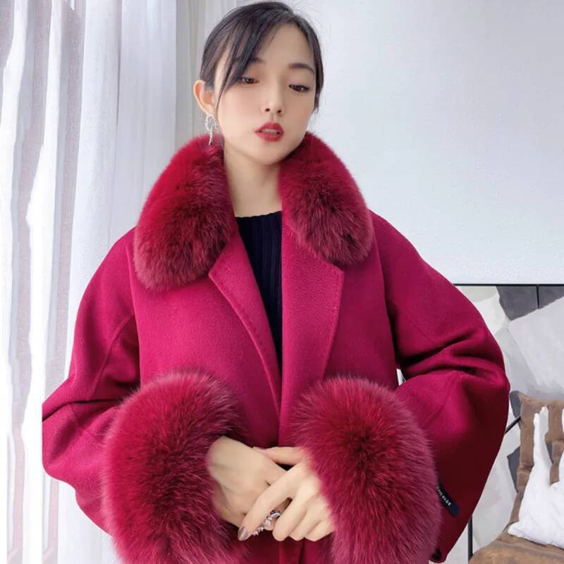 Col en fourrure de renard véri - Winter Clothing Pk avis et prix
