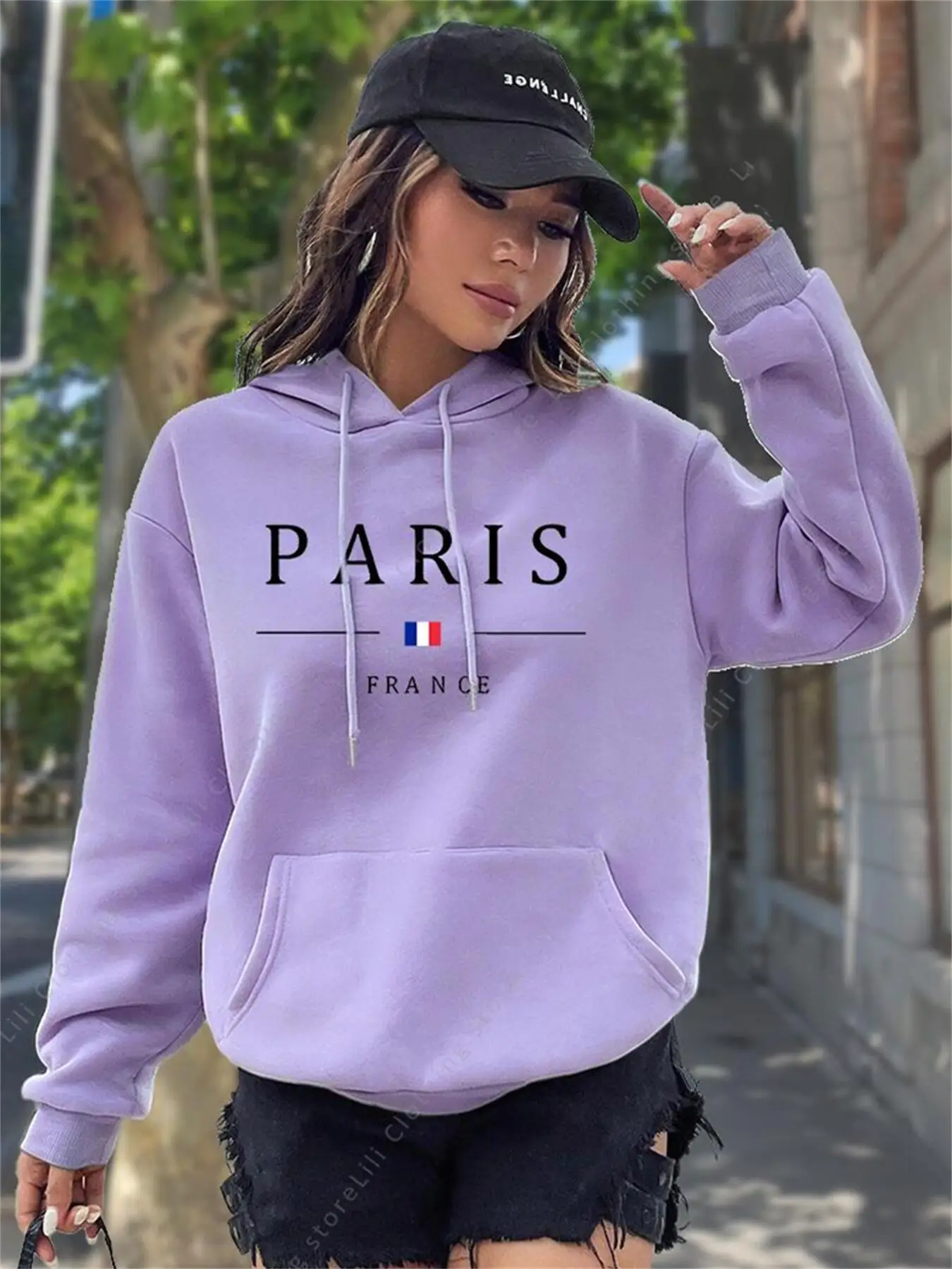Sweat à capuche graphique PARI - Winter Clothing Drawing avis et prix