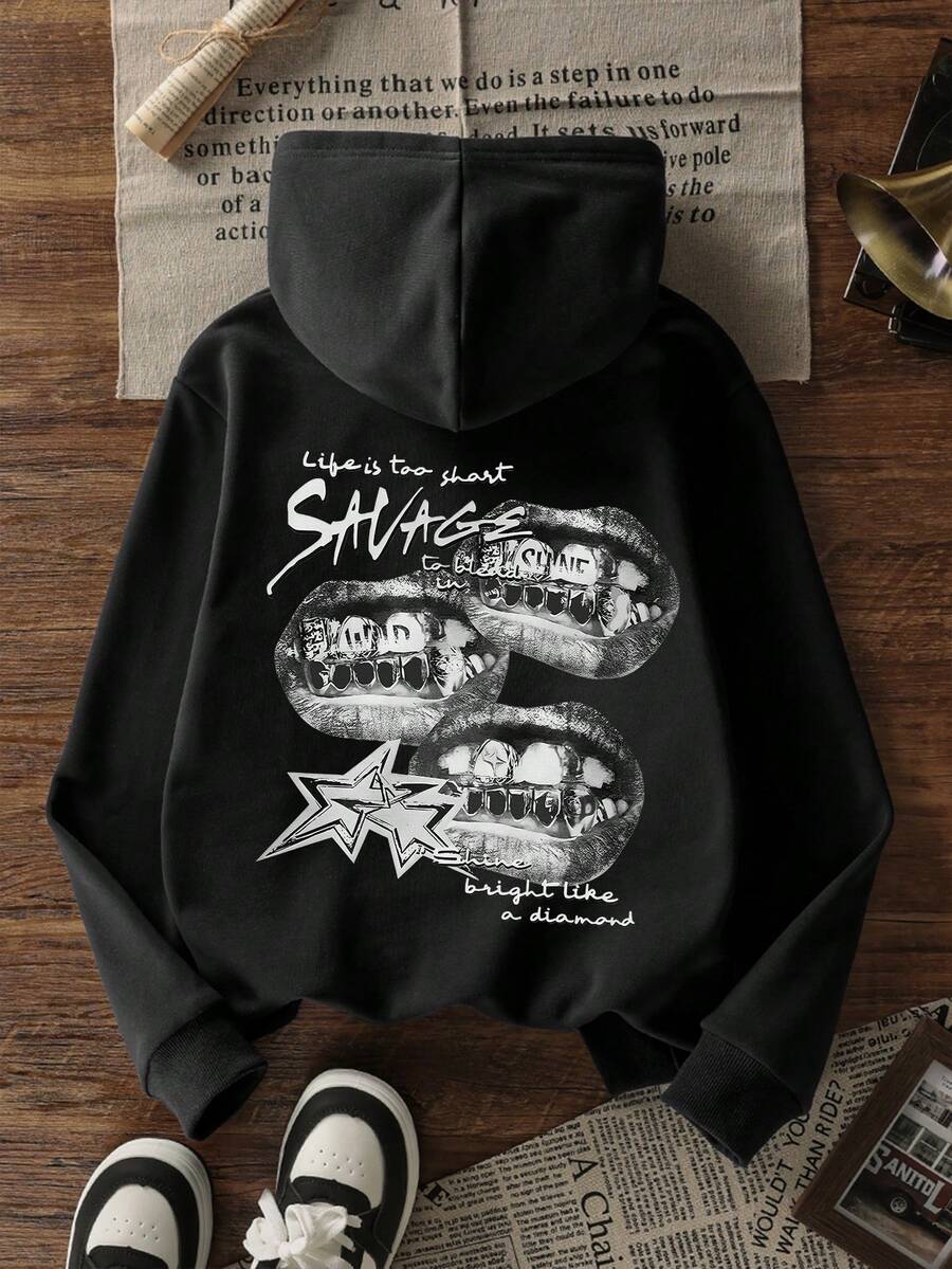 1 pièce, sweat-shirt épais et  - Winter Clothing Drawing avis et prix